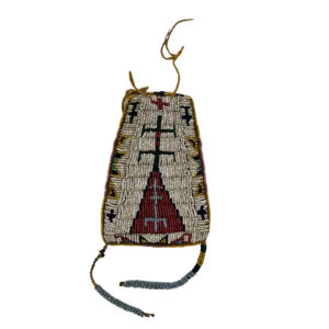 Antique Plains Indian Arapaho Beaded Bag