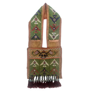 Great Lakes Pictorial Miniature Beaded Bandolier Bag